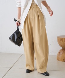 Omekashi | タックカーブパンツ(スラックス)
