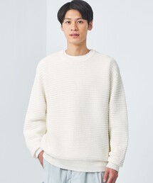 green label relaxing | テープメッシュ クルーネック ニット(ニット/セーター)