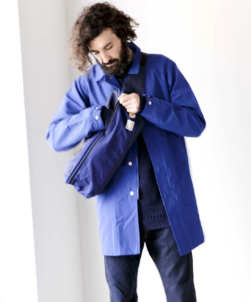 Denime（ドゥニーム）の「NOMAD×Denime BODY BAG/ノマド×ドゥニーム　ボディバッグ（ボディバッグ/ウエストポーチ・メンズ・ネイビー・FREE）」の14枚目の写真