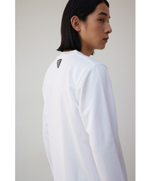 セール】ロゴプレートポンチクルーネックロンT（Tシャツ