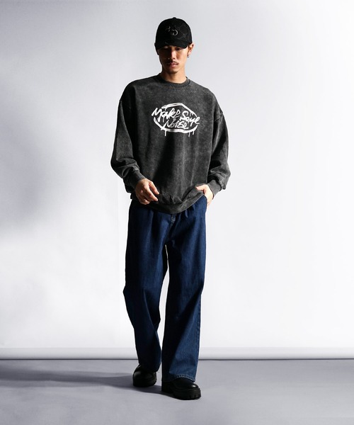 jokerディースクエアード2 スウェット 門倉太久斗/22世紀ジェダイ printed jacket grey / TXA-TENGA by