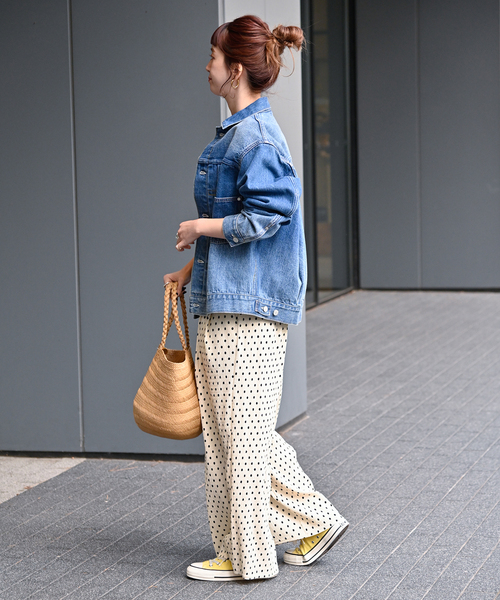 B.C STOCK(ベーセーストック)の「Wベルトプリーツイージーパンツ(その他パンツ・レディース・ブラック/アイボリー・FREE)」の18枚目の写真