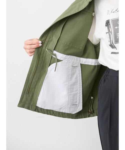 AMERICAN HOLIC（アメリカンホリック）の「ミリタリーアウトポケットベスト（ベスト・レディース・カーキ/アイボリー・FREE）」の22枚目の写真