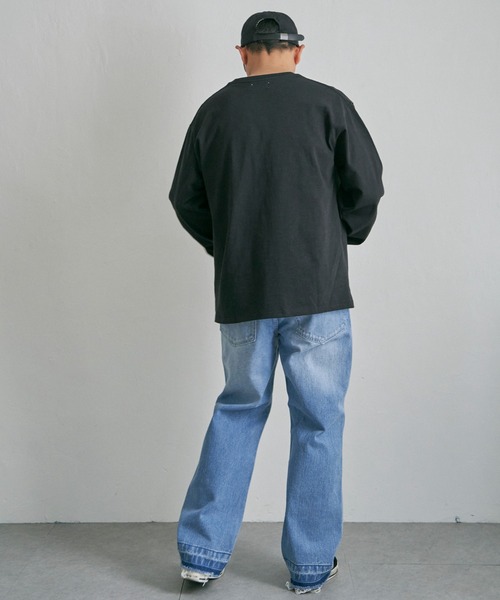 NO NEED(ノーニード)の「パイルドライバー ロンT(Tシャツ/カットソー・メンズ・ホワイト/ブラック・M/L)」の16枚目の写真