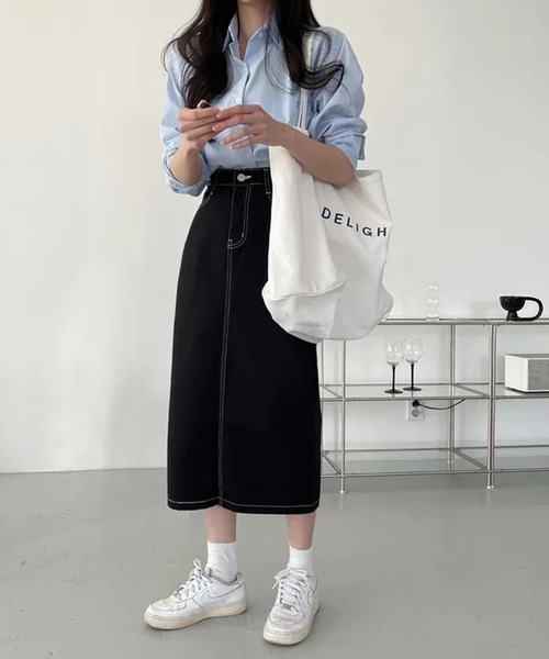 HALEY PESCA（ヘーリーペスカ）の「HALEY PESCA/クロップドカラーシャツ（シャツ/ブラウス・レディース・ホワイト/グリーン/ブルー/ネイビー/イエロー・SMALL/MEDIUM/LARGE）」の17枚目の写真