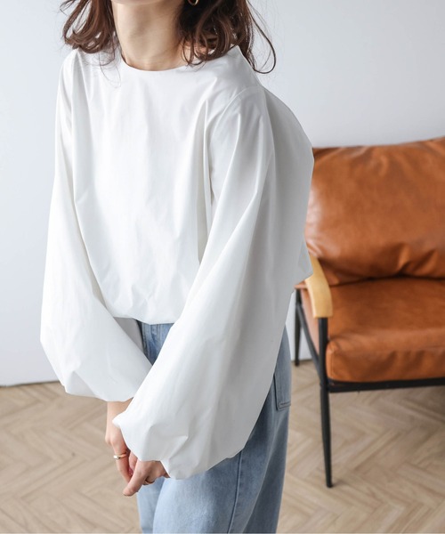 AMELY(エミリー)の「バルーン袖ブラウス(シャツ/ブラウス・レディース・ホワイト/ブラック・フリー)」の6枚目の写真