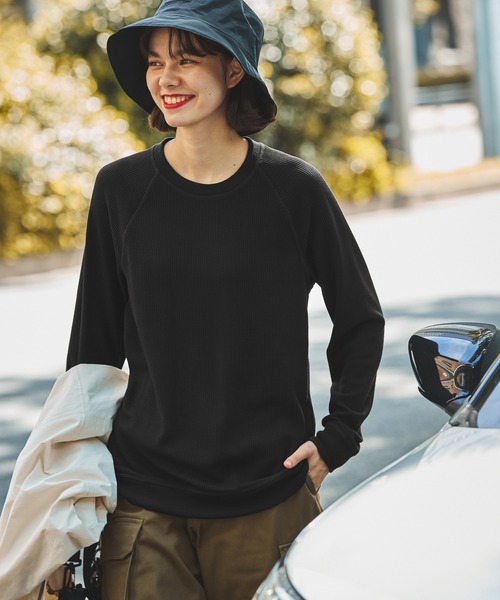 AIGLE（エーグル）の「GORE-TEX ゴアテックス 防水 透湿 防風 バケットハット（ハット・レディース・ブラック/グリーン・L/M/S）」の4枚目の写真