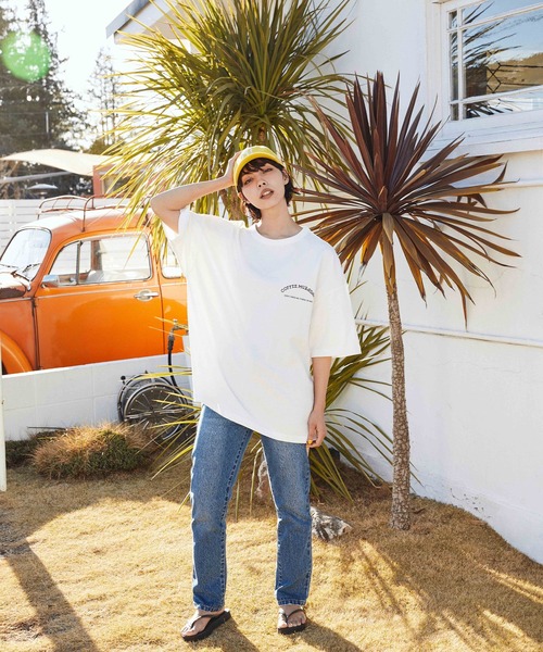 ムラサキスポーツ(ムラサキスポーツ)の「DEAR LAUREL/ディアローレル Tシャツ Graphic T-shirts "Coffee MURASAKI" D24S2109(Tシャツ/カットソー・メンズ・ホワイト/ブラック・M/L)」の11枚目の写真