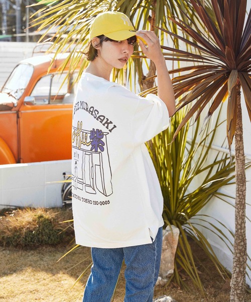 ムラサキスポーツ(ムラサキスポーツ)の「DEAR LAUREL/ディアローレル Tシャツ Graphic T-shirts "Coffee MURASAKI" D24S2109(Tシャツ/カットソー・メンズ・ホワイト/ブラック・M/L)」の12枚目の写真