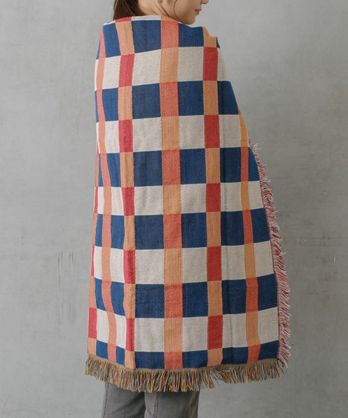 BIRTHDAY BAR(バースデイバー)の「【SAHIR サヒール】Throwket pulse スローケット(ブランケット・レディース・レッド・フリー)」の9枚目の写真