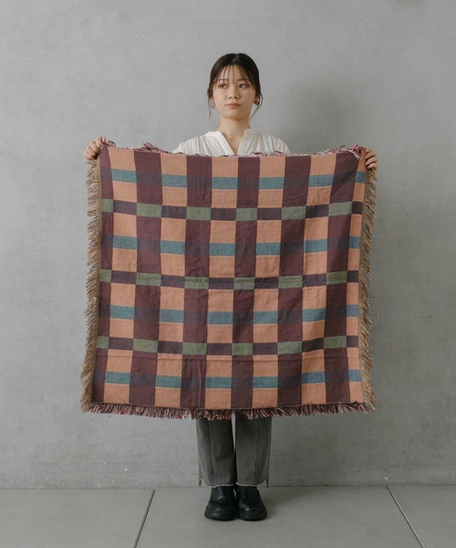 BIRTHDAY BAR(バースデイバー)の「【SAHIR サヒール】Throwket pulse スローケット(ブランケット・レディース・レッド・フリー)」の11枚目の写真