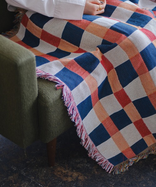 BIRTHDAY BAR(バースデイバー)の「【SAHIR サヒール】Throwket pulse スローケット(ブランケット・レディース・レッド・フリー)」の5枚目の写真