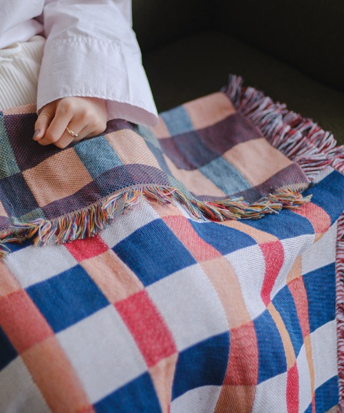 BIRTHDAY BAR(バースデイバー)の「【SAHIR サヒール】Throwket pulse スローケット(ブランケット・レディース・レッド・フリー)」の6枚目の写真