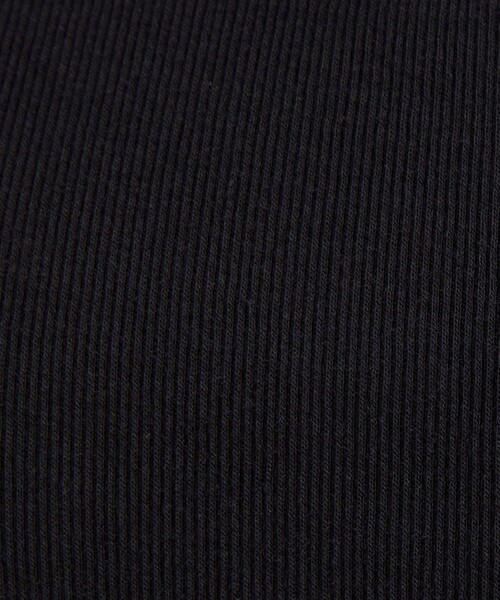 LOEFF(ロエフ)の「<LOEFF>テレコ スクエアネック タンクトップ(Tシャツ/カットソー・レディース・ホワイト/ブラック・FREE)」の6枚目の写真