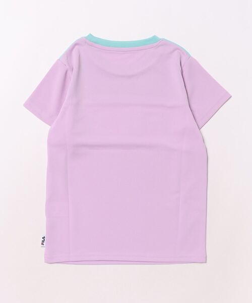FILA（フィラ）の「【FILA/フィラ】キッズドライピケ半袖Tシャツ（Tシャツ/カットソー・キッズ・ラベンダー/ミント・130/140/150/160）」の3枚目の写真
