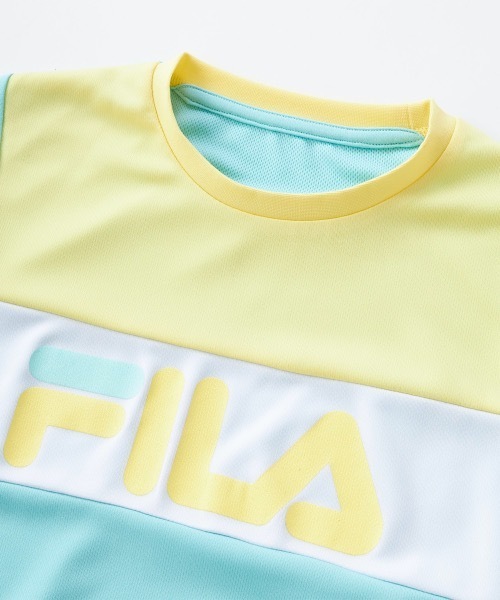 FILA（フィラ）の「【FILA/フィラ】キッズドライピケ半袖Tシャツ（Tシャツ/カットソー・キッズ・ラベンダー/ミント・130/140/150/160）」の5枚目の写真