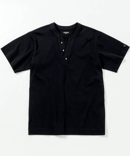 1PIU1UGUALE3 RELAX(ウノピゥウノウグァーレトレ リラックス)ヘンリーネック半袖Tシャツ（Tシャツ/カットソー）｜1PIU1UGUALE3 RELAX （ウノピゥウノウグァーレトレ リラックス）