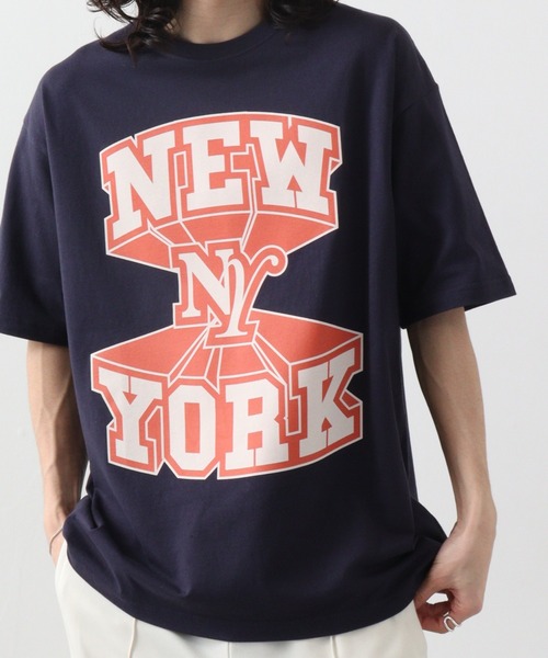 RGY（アールジーワイ）の「RGY NEWYORK ビッグシルエットTシャツ（Tシャツ/カットソー・メンズ・ホワイト/ブラック/ネイビー・L/M）」の3枚目の写真