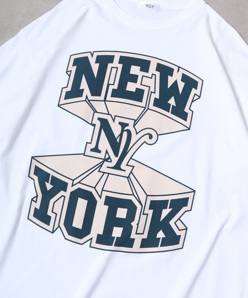 RGY（アールジーワイ）の「RGY NEWYORK ビッグシルエットTシャツ（Tシャツ/カットソー・メンズ・ホワイト/ブラック/ネイビー・L/M）」の6枚目の写真