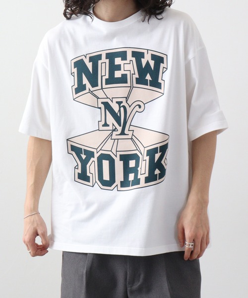 RGY（アールジーワイ）の「RGY NEWYORK ビッグシルエットTシャツ（Tシャツ/カットソー・メンズ・ホワイト/ブラック/ネイビー・L/M）」の10枚目の写真