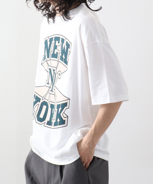 RGY（アールジーワイ）の「RGY NEWYORK ビッグシルエットTシャツ（Tシャツ/カットソー・メンズ・ホワイト/ブラック/ネイビー・L/M）」の11枚目の写真