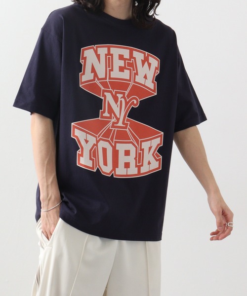 RGY（アールジーワイ）の「RGY NEWYORK ビッグシルエットTシャツ（Tシャツ/カットソー・メンズ・ホワイト/ブラック/ネイビー・L/M）」の18枚目の写真