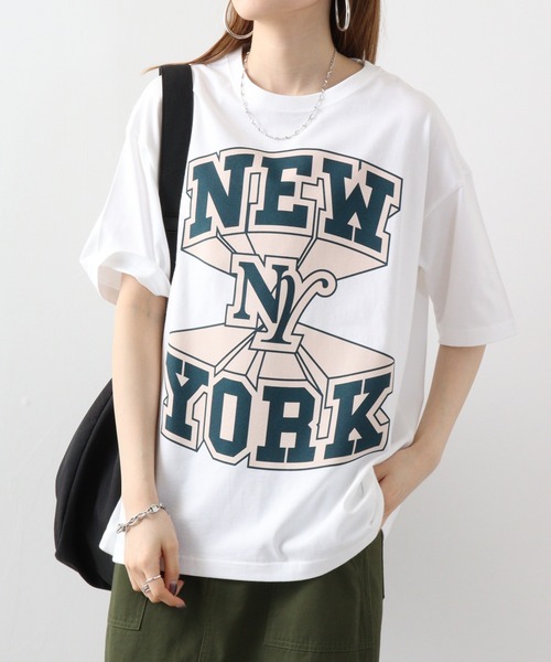 RGY（アールジーワイ）の「RGY NEWYORK ビッグシルエットTシャツ（Tシャツ/カットソー・メンズ・ホワイト/ブラック/ネイビー・L/M）」の21枚目の写真