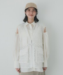 PUBLIC TOKYO | エンブロイダリーポケッツジレ(ベスト)