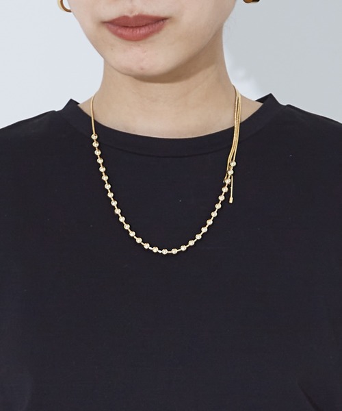 NOMINE(ノミネ)の「カットコンビ ワッシャー ワンピース(ワンピース・レディース・ブラック/レッド/ホワイト/グリーン・フリー)」の9枚目の写真