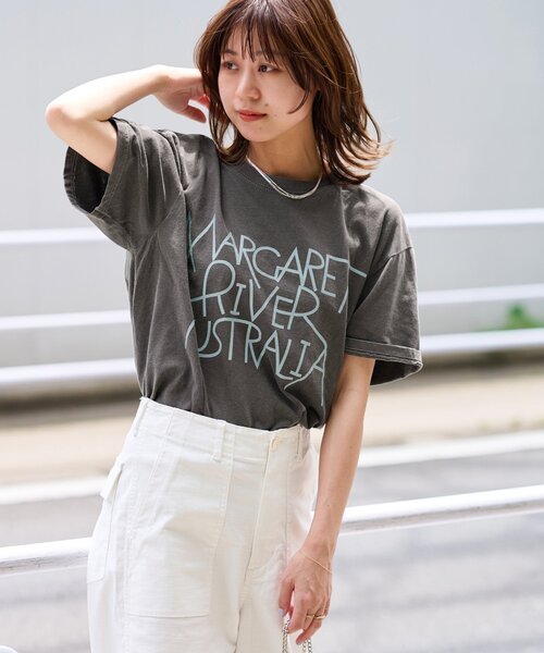 tシャツ 「THE DAY ON THE BEACH」カットオフTシャツ レディース THE DAY ON BEACH tシャツ 「THE BEACH」カットオフTシャツ
