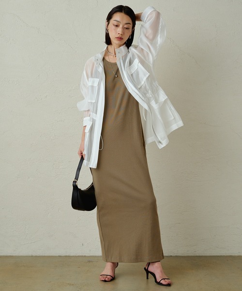 新品未使用ラウンジドレス/M65/ミリタリージャケット/カーキ n□ザラ/ZARA BASIC M-65 ミリタリージャケットJKT【S】カーキ