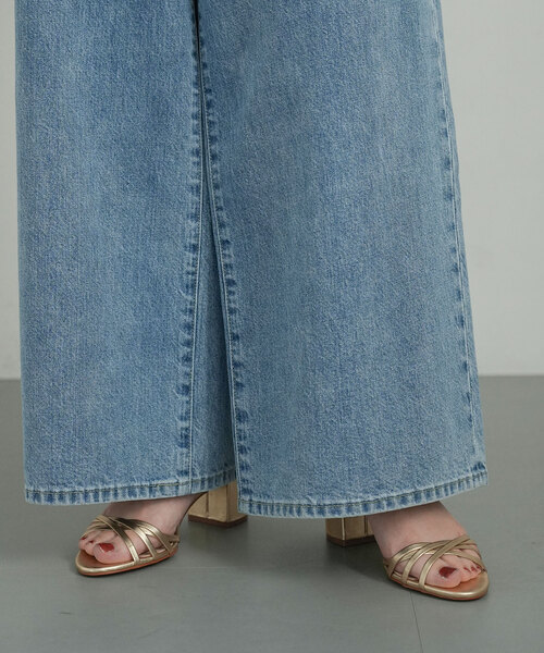 SLOBE IENA（スローブイエナ）の「SLOBE ナローヒールサンダル（サンダル・レディース・ゴールド/ブラウン・23cm/23.5cm/24cm/24.5cm）」の14枚目の写真