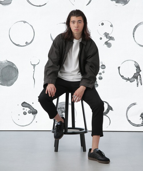 Apo(s)ture(アポスチャー)の「PETE-004/デニムアンクルスキニーパンツ(デニムパンツ・メンズ・ブラック/ネイビー・XS/S/M/L/XL)」の5枚目の写真
