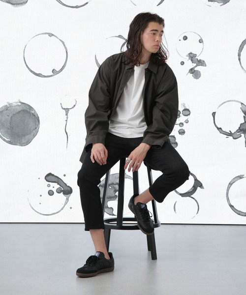 Apo(s)ture(アポスチャー)の「PETE-004/デニムアンクルスキニーパンツ(デニムパンツ・メンズ・ブラック/ネイビー・XS/S/M/L/XL)」の6枚目の写真