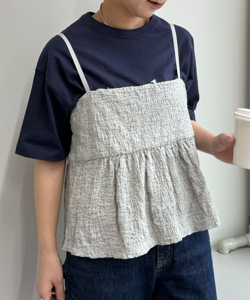 Franklin Climbing(フランクリンクライミング)の「【Retreat】ぽこぽこビスチェ(ベスト・レディース・イエロー/ライトグレー/ブラック・ONE SIZE)」の3枚目の写真