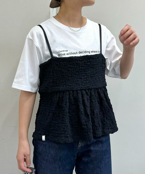 Franklin Climbing(フランクリンクライミング)の「【Retreat】ぽこぽこビスチェ(ベスト・レディース・イエロー/ライトグレー/ブラック・ONE SIZE)」の2枚目の写真