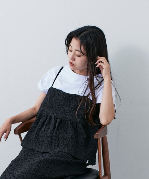 Franklin Climbing(フランクリンクライミング)の「【Retreat】ぽこぽこビスチェ(ベスト・レディース・イエロー/ライトグレー/ブラック・ONE SIZE)」の4枚目の写真