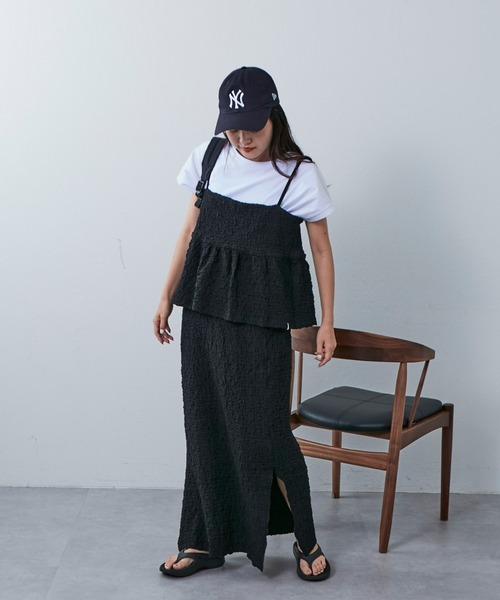 Franklin Climbing(フランクリンクライミング)の「【Retreat】ぽこぽこビスチェ(ベスト・レディース・イエロー/ライトグレー/ブラック・ONE SIZE)」の9枚目の写真