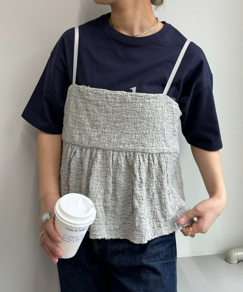 Franklin Climbing(フランクリンクライミング)の「【Retreat】ぽこぽこビスチェ(ベスト・レディース・イエロー/ライトグレー/ブラック・ONE SIZE)」の10枚目の写真