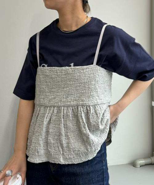 Franklin Climbing(フランクリンクライミング)の「【Retreat】ぽこぽこビスチェ(ベスト・レディース・イエロー/ライトグレー/ブラック・ONE SIZE)」の14枚目の写真