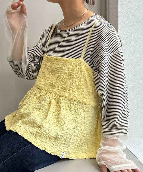 Franklin Climbing(フランクリンクライミング)の「【Retreat】ぽこぽこビスチェ(ベスト・レディース・イエロー/ライトグレー/ブラック・ONE SIZE)」の21枚目の写真