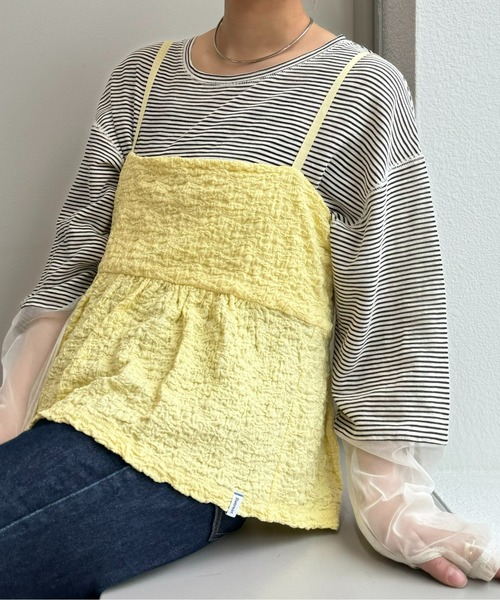 Franklin Climbing(フランクリンクライミング)の「【Retreat】ぽこぽこビスチェ(ベスト・レディース・イエロー/ライトグレー/ブラック・ONE SIZE)」の22枚目の写真