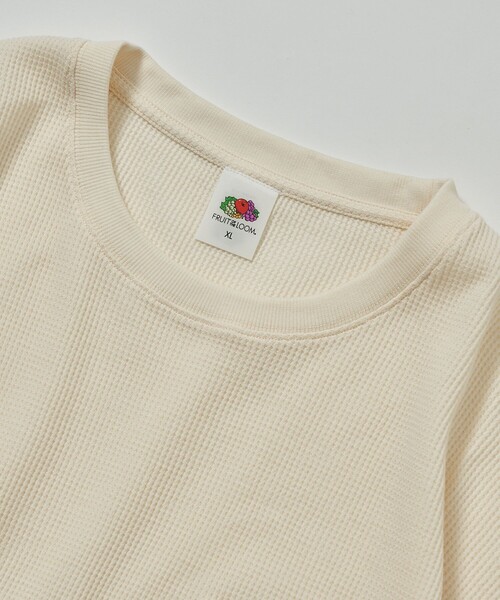 FRUIT OF THE LOOM(フルーツオブザルーム)の「FRUIT OF THE LOOM/フルーツオブザルーム 別注 レオパード ROOM WEAR/メッシュバッグSET/ルームウェア/イエロー(ルームウェア/パジャマ・メンズ・レオパード/オフホワイト・MEDIUM/X-LARGE/LARGE)」の4枚目の写真