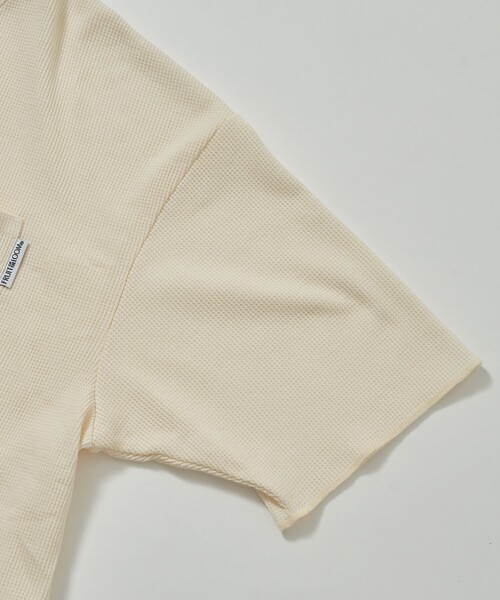 FRUIT OF THE LOOM(フルーツオブザルーム)の「FRUIT OF THE LOOM/フルーツオブザルーム 別注 レオパード ROOM WEAR/メッシュバッグSET/ルームウェア/イエロー(ルームウェア/パジャマ・メンズ・レオパード/オフホワイト・MEDIUM/X-LARGE/LARGE)」の6枚目の写真