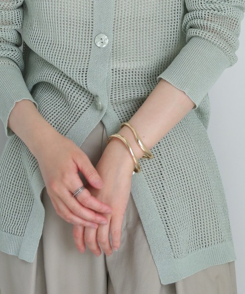 select MOCA（セレクトモカ）の「ダブルラインバングル（バングル/リストバンド・レディース・ゴールド/シルバー・FREE）」の19枚目の写真