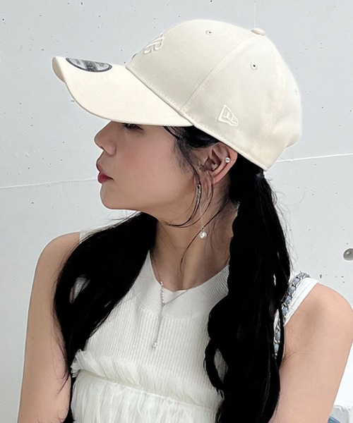 ROYAL PARTY（ロイヤルパーティー）の「【NEW ERA】9FORTYフロントロゴキャップ（キャップ・レディース・ブラック/ベージュ・FREE）」の3枚目の写真