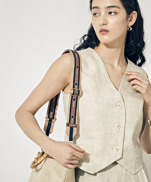 LeSportsac（レスポートサック）の「3 TAPE 38MM STRAP ラフィアナチュラル ST（その他小物・レディース・ブラウン・FREE）」の9枚目の写真