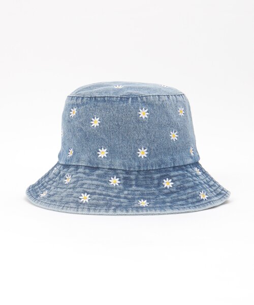 VENCEEXCHANGE(ヴァンスエクスチェンジ)の「デニムマーガレットバケットハット(ハット・レディース・ネイビー/ブルー/ブラック・FREE)」の10枚目の写真
