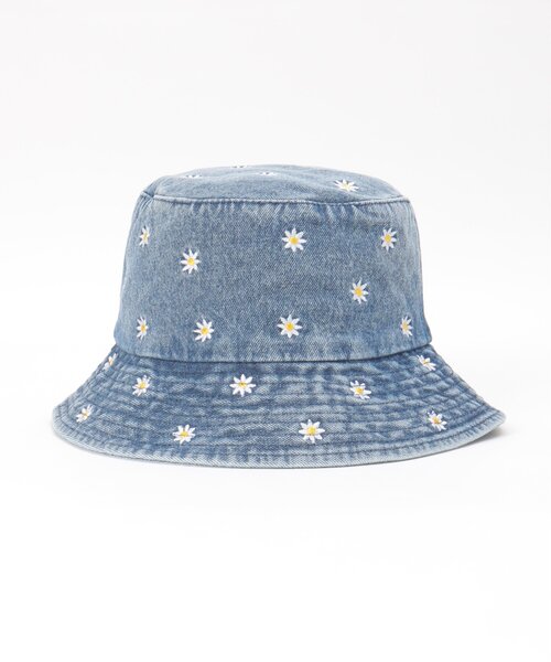 VENCEEXCHANGE(ヴァンスエクスチェンジ)の「デニムマーガレットバケットハット(ハット・レディース・ネイビー/ブルー/ブラック・FREE)」の12枚目の写真