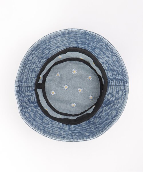 VENCEEXCHANGE(ヴァンスエクスチェンジ)の「デニムマーガレットバケットハット(ハット・レディース・ネイビー/ブルー/ブラック・FREE)」の17枚目の写真